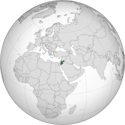 Carte Jordanie